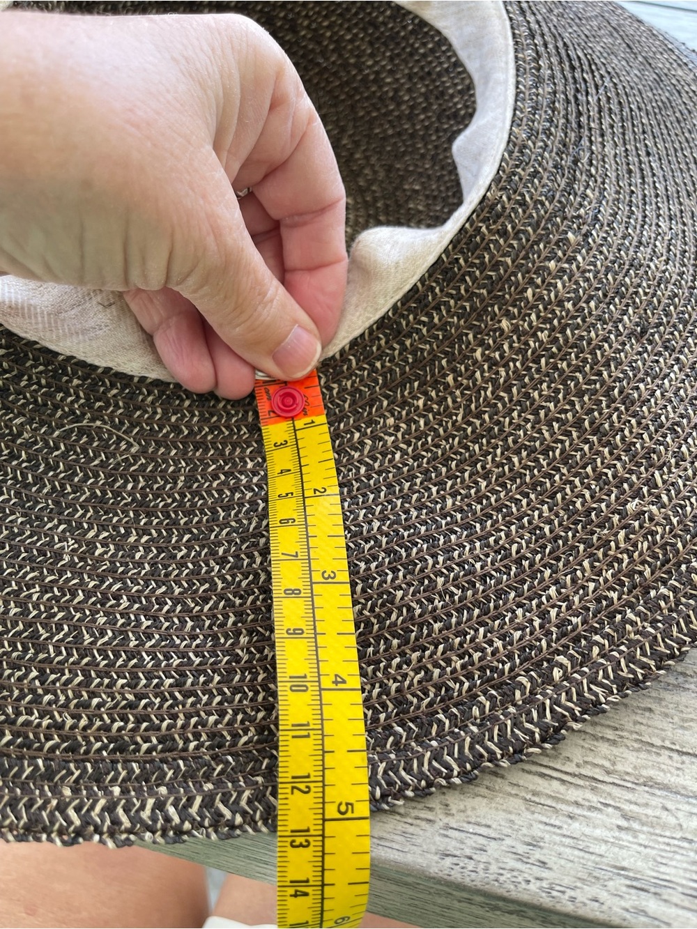 Goorin Bros. Vintage Woven Wide-Brim Sun Hat with Bow Accent Size Large - Picture 7 of 7